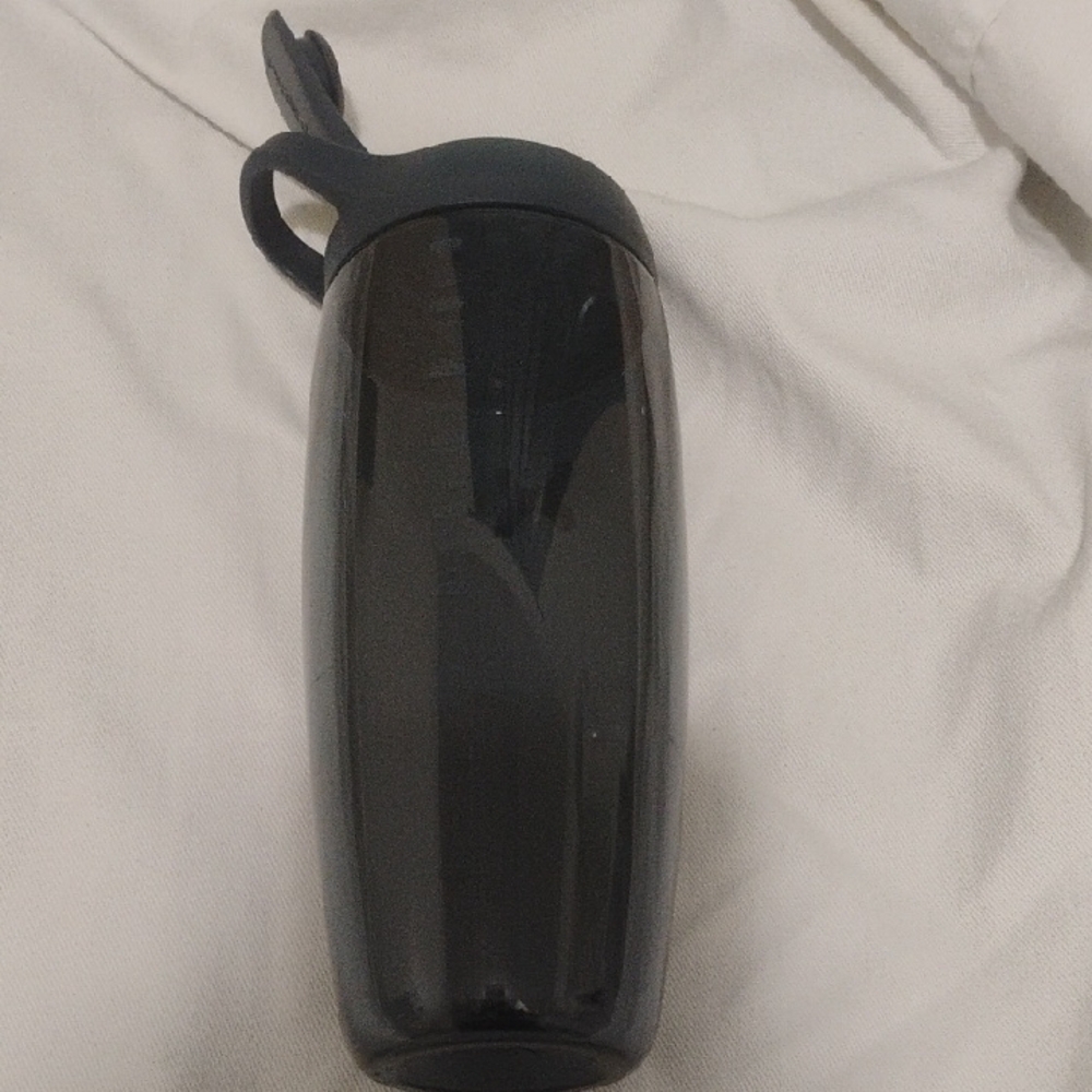 Stylish Black Water Bottle with Handle